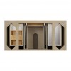 Lorelai 48" Single (Vanity Only Pricing) in Whitewashed Oak